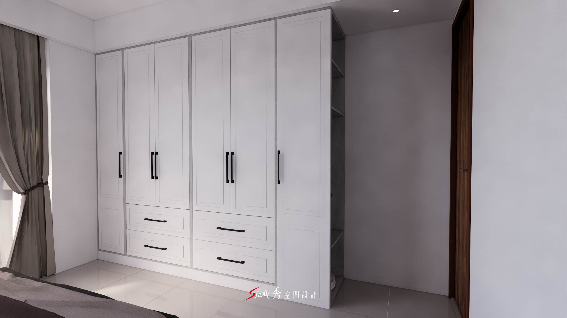 善化室內設計，灰色沙發與圓弧茶几的搭配美學