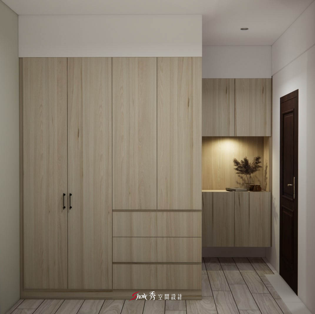 書房木作與展示櫃整合設計