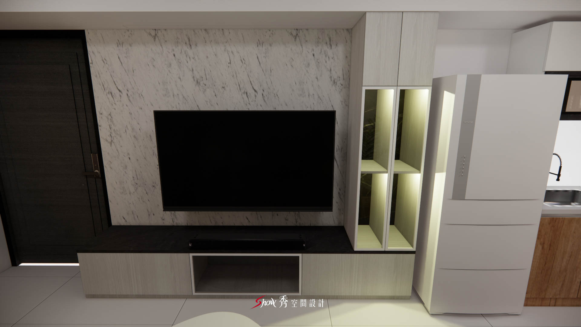 善化室內設計推薦|貓咪宅設計×陽光翡翠李宅 台南善化室內設計現代簡約風格客廳空間