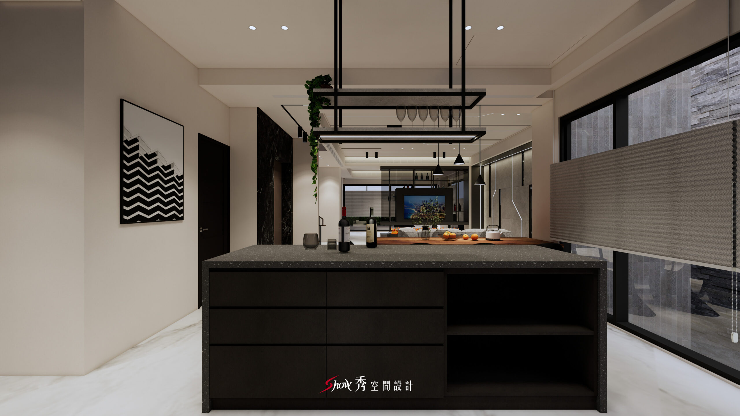 開放式廚房設計,中島設計