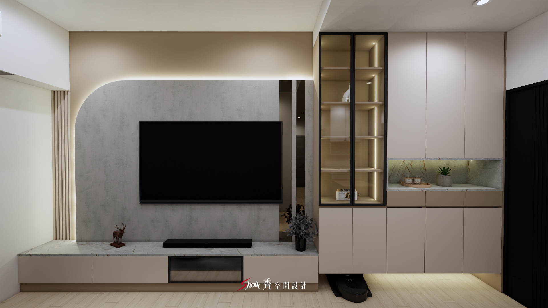 永康透天開放式廚房與用餐區整合設計