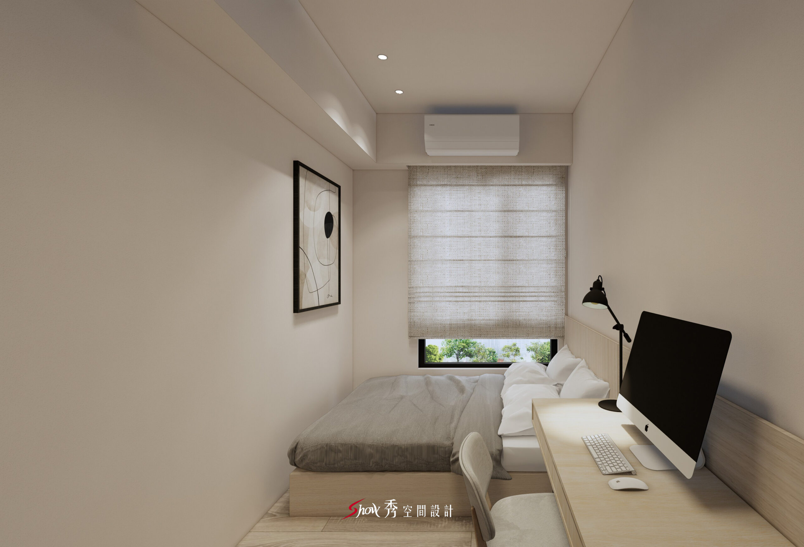 台南善化次臥工作區設計